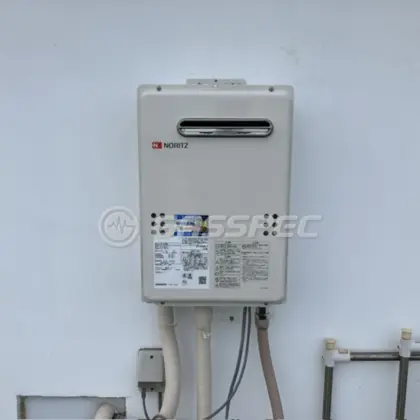 施工後の給湯器（ノーリツ GQ-2039WS-1）