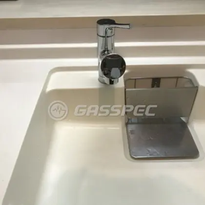 施工後の水栓・蛇口（TOTO TKS05308JA）