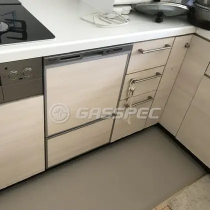 施工後のビルトイン食洗機（パナソニック NP-45MS9S）