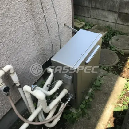 施工後の給湯器（ノーリツ GT-C1672AR BL）