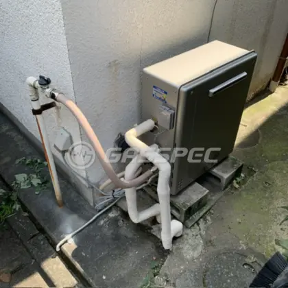 施工後の給湯器（ノーリツ GT-C2072SAR BL）