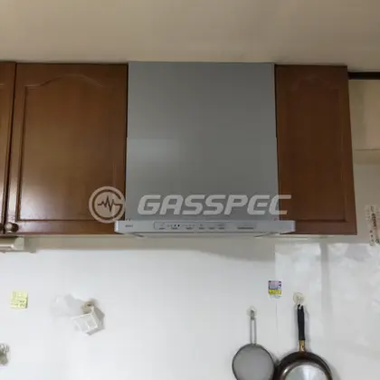 施工後のレンジフード（ノーリツ NFG6S21MSI）