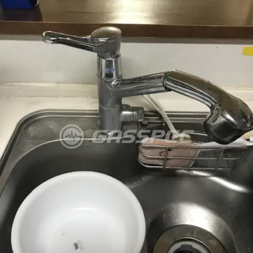 交換前の水栓・蛇口
