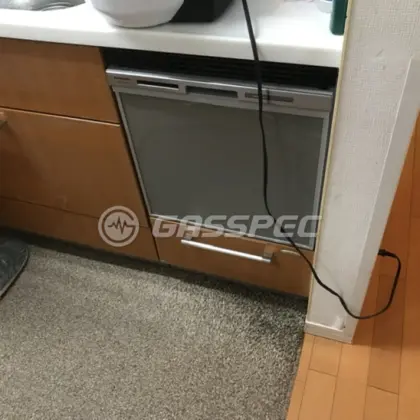 施工後のビルトイン食洗機（パナソニック NP-45MS9S）