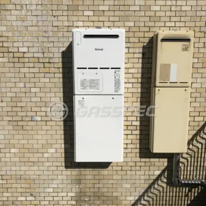 施工後の暖房熱源機（リンナイ RVD-A2400SAW2-3(B)）