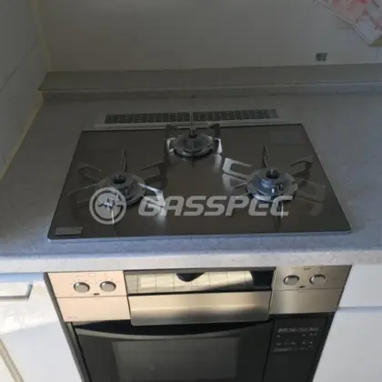 施工後のビルトインガスコンロ（ノーリツ N3WU3PWASKSTESC）