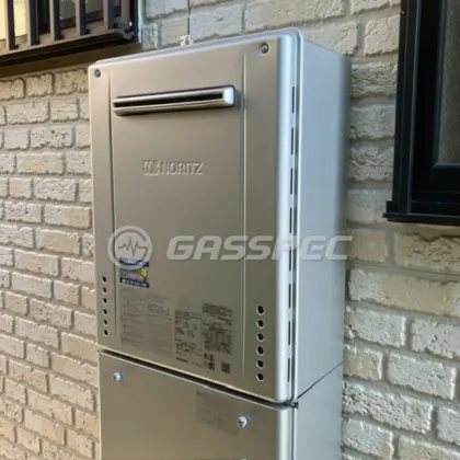 施工後の給湯器（ノーリツ GT-C2472AW BL）