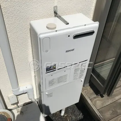 施工後の暖房熱源機（リンナイ RH-101W2-6(B)）