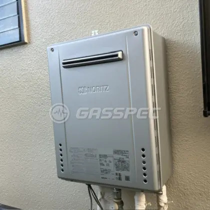 施工後の給湯器（ノーリツ GT-C2072SAW BL）