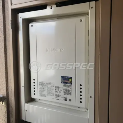 施工後の給湯器（ノーリツ GT-2470AW-H BL）