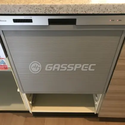 施工後のビルトイン食洗機（リンナイ RSW-405AA-SV）