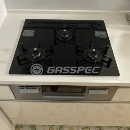 施工後のビルトインガスコンロ（ノーリツ N3WV6RWAP1SIC）