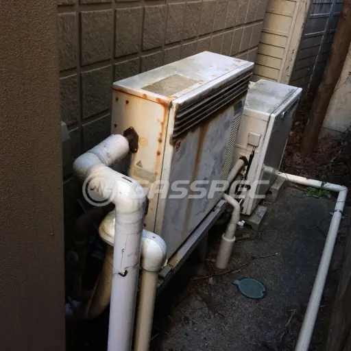 交換前の給湯器