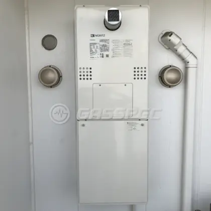 施工後の暖房熱源機（ノーリツ GTH-C2461AW3H-T-1 BL）