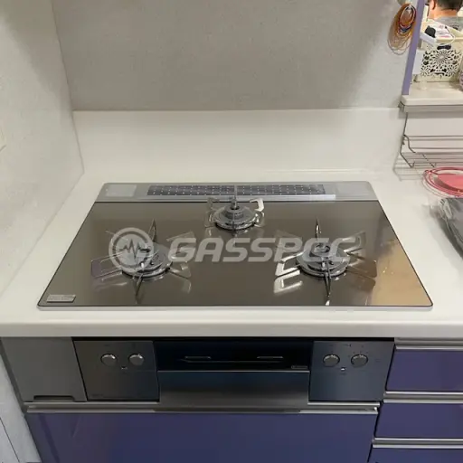 交換後のビルトインガスコンロ（ノーリツ N3WU4PWASKSTESC）