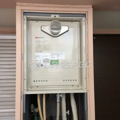 施工後の給湯器（ノーリツ GT-2450AWX-T-2 BL）