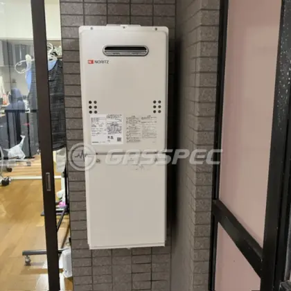 施工後の給湯器（ノーリツ GQ-1639WS-1）