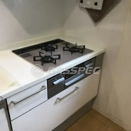 施工後のビルトインガスコンロ（ノーリツ N3WV6RWAP3SIC）