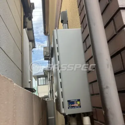 施工後の給湯器（ノーリツ GT-C2072SAW BL）