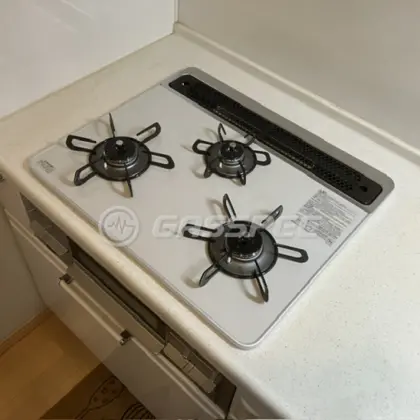 施工後のビルトインガスコンロ（パロマ PD-509WS-60CV）