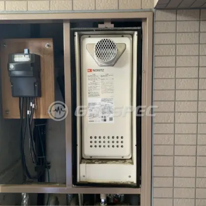 施工後の給湯器（ノーリツ GT-2053AWX-T-4 BL）