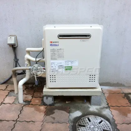 施工後の給湯器（ノーリツ GT-C2452SARX-2 BL）