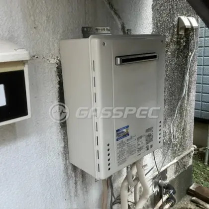 施工後の給湯器（ノーリツ GT-1670SAW BL）