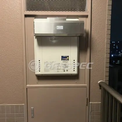 施工後の給湯器（ノーリツ GT-2470SAW BL）