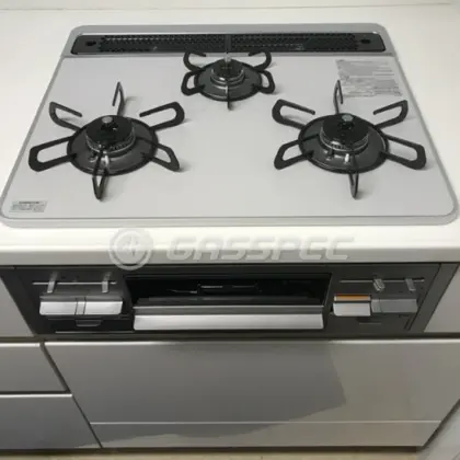 施工後のビルトインガスコンロ（パロマ PD-509WS-60CV）