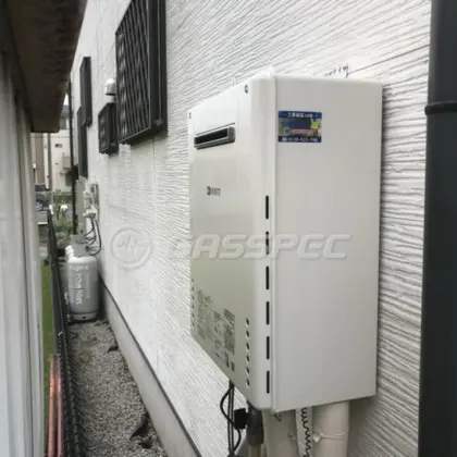 施工後の給湯器（ノーリツ GT-2460SAWX-2 BL）