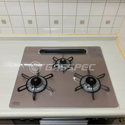 施工後のビルトインガスコンロ（パロマ PD-893WS-U60GP）