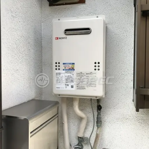 交換後の給湯器（ノーリツ GQ-1639WS-1）