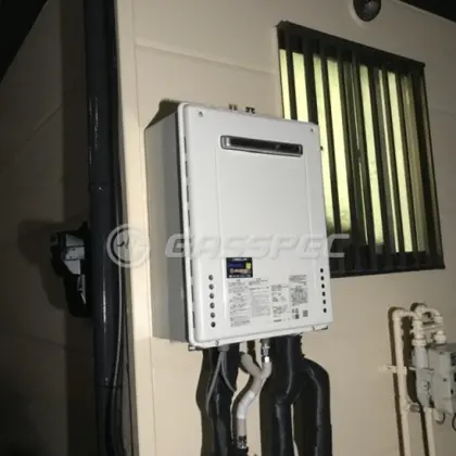施工後の給湯器（ノーリツ GT-2070SAW BL）