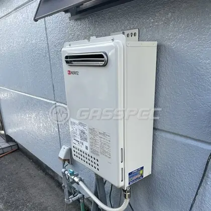 施工後の給湯器（ノーリツ GQ-2439WS-1）