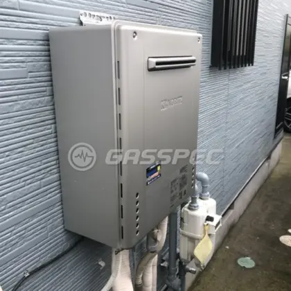 施工後の給湯器（ノーリツ GT-C2072AW BL）