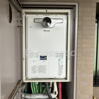 施工後の暖房熱源機（リンナイ RUFH-A2400AT2-3(A)）