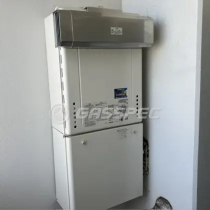 施工後の給湯器（ノーリツ GT-2470SAW BL）