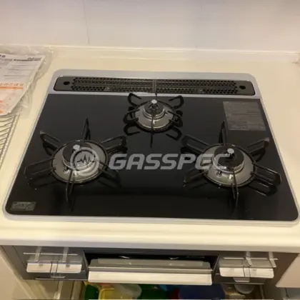 施工後のビルトインガスコンロ（パロマ PD-509WS-60CK）