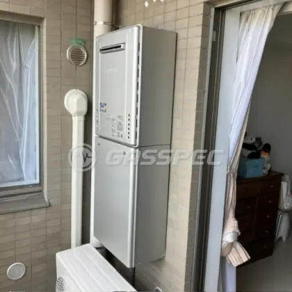 施工後の給湯器（ノーリツ GT-C2472SAW BL）