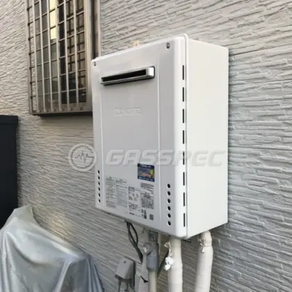 施工後の給湯器（ノーリツ GT-2470SAW BL）