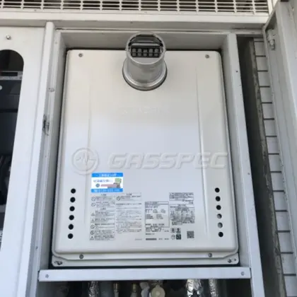 施工後の給湯器（ノーリツ GT-2470AW-T BL）