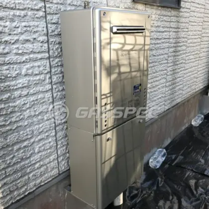 施工後の給湯器（ノーリツ GT-C2472AW BL）
