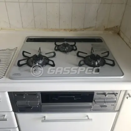 施工後のビルトインガスコンロ（パロマ PD-509WS-60CV）