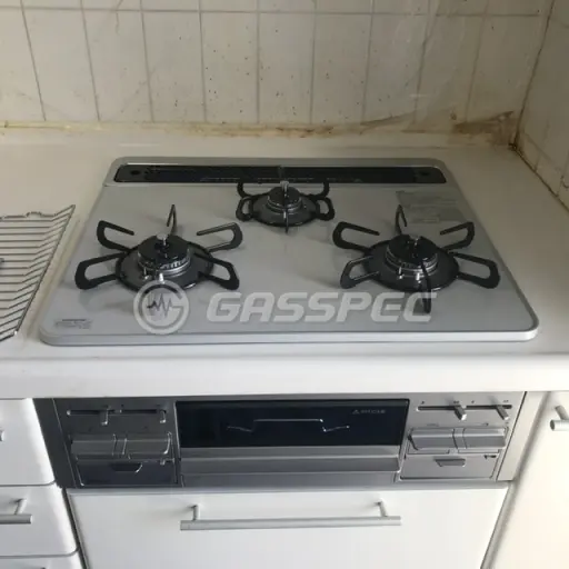 交換後のビルトインガスコンロ（パロマ PD-509WS-60CV）