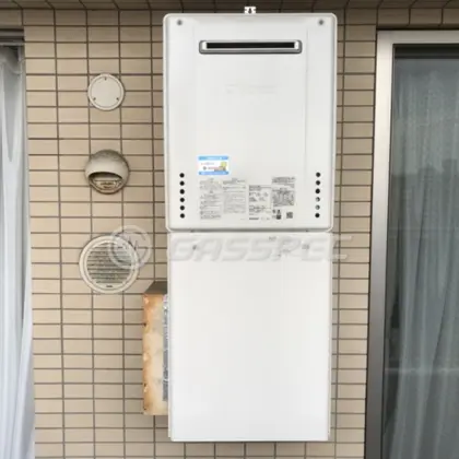 施工後の給湯器（ノーリツ GT-2470AW BL）