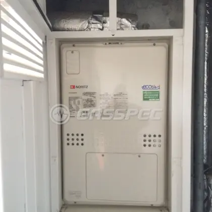 施工後の暖房熱源機（ノーリツ GTH-CV2450AW3H-H BL）