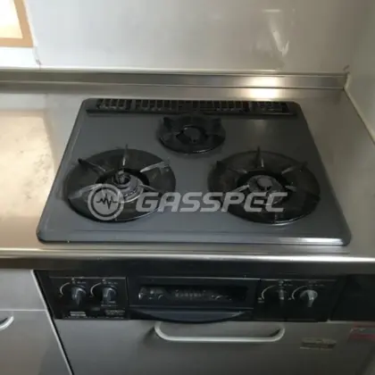 施工前のビルトインガスコンロ（3C-GX）