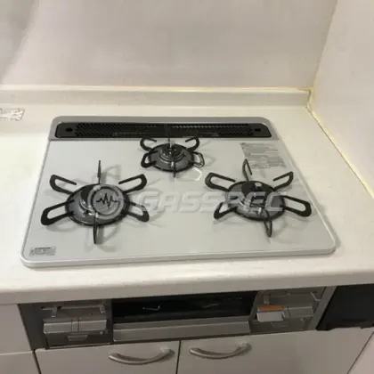 施工後のビルトインガスコンロ（パロマ PD-509WS-60CV）