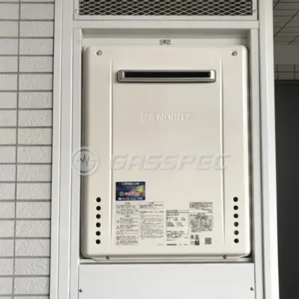 施工後の給湯器（ノーリツ GT-2470AW BL）