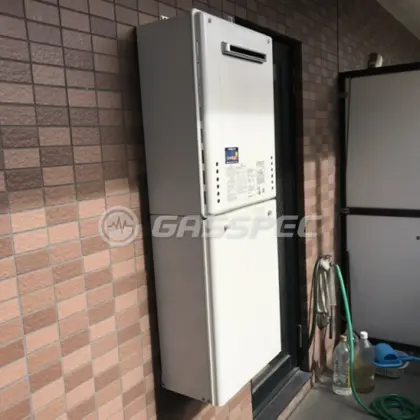 施工後の給湯器（ノーリツ GT-2070SAW BL）
